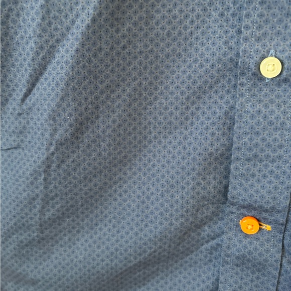 Thomas Dean Short Sleeve Button Down Size Large - Picture 4 of 5